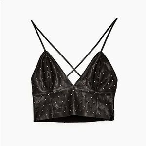 Studded leather tank